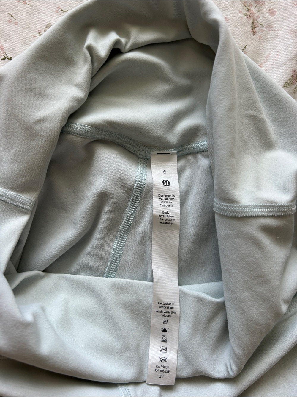 Lululemon Mint Align Leggings - Picture 6 of 6